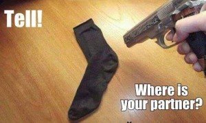 sock. where is your partner